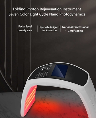 Compact Skin Led Facial Light Therapy per il miglioramento dell' acne di grado professionale