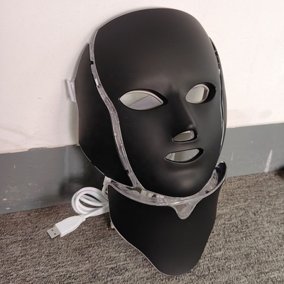 Maschera di plastica con 7 colori Terapia con luce a LED per stringere la pelle e ridurre le rughe