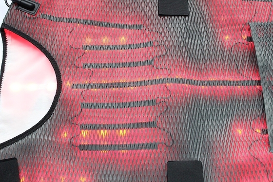 Terapia di allenamento muscolare diretto al corpo, rosso chiaro con 122 lampadine da 630 nm a 850 nm.