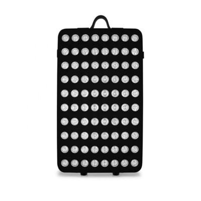 Potenza reale 115W 660 850nm 1 1 Pannello di terapia della luce rossa anti-invecchiamento con 80 lampadine