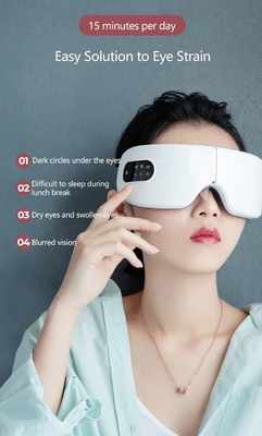 Tecnologia 5V Music Eye Relax Vibration Massager con riscaldamento portabile per alleviare l'affaticamento