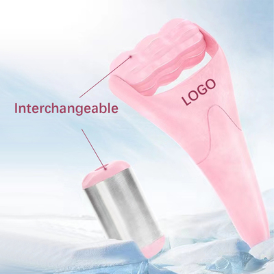 Roller di ghiaccio per il viso per salone di bellezza utilizzando zona di massaggio ringiovanimento della pelle viso occhio corpo