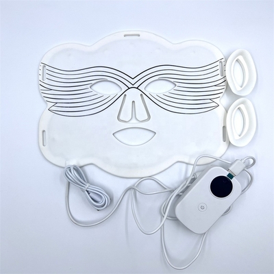 Area bersaglio Noso Forme personalizzate Maschera facciale a LED in silicone per sbiancamento e altro