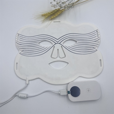 Area bersaglio Noso Forme personalizzate Maschera facciale a LED in silicone per sbiancamento e altro