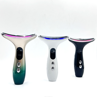 Neck Beauty Dispositivo a batteria a 3 teste Massaggiatore elettrico con materiale in acciaio inossidabile ABS