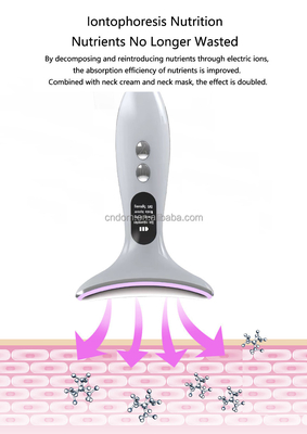 Neck Beauty Dispositivo a batteria a 3 teste Massaggiatore elettrico con materiale in acciaio inossidabile ABS