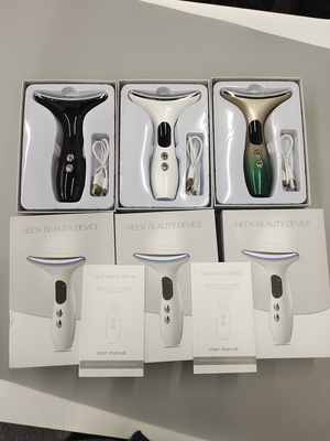 Massaggiatore elettrico del collo con funzione di rimozione delle rughe Dispositivo di massaggio elettrico anti-invecchiamento
