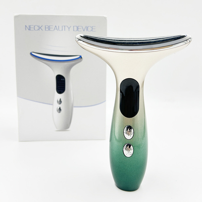 Massaggiatore elettrico anti-rughe anti-invecchiamento per il collo e il viso con tecnologia EMS