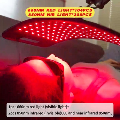 Stand Fitness Terapia con luce rossa Controllore della macchina del viso Logo Con luce rossa Pannello di terapia