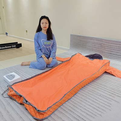 Home Detox Far Infrared Heating Sauna Blanket con terapia di luce rossa e pulizia dei pori