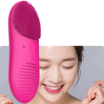 Pulizzatore di pori a doppio lato Mini spazzola per la pulizia del viso con tecnologia ad ultrasuoni