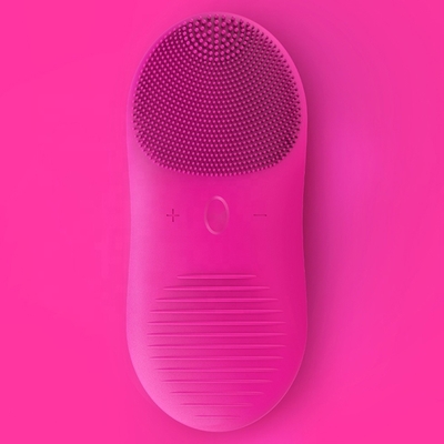 Pulizzatore di pori a doppio lato Mini spazzola per la pulizia del viso con tecnologia ad ultrasuoni