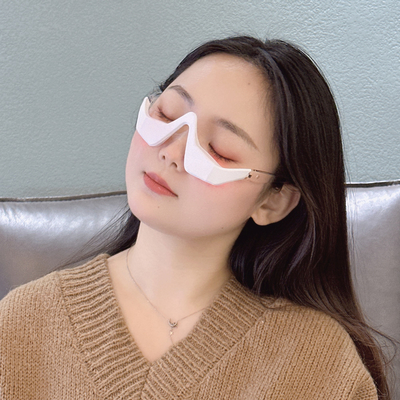NO massaggiatore oculare impermeabile 2 in 1 Dispositivo con terapia con luce rossa e micro corrente EMS