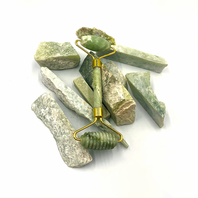 2024 Doppia testa Xiuyan Stone Jade Roller e Gua Sha Set per la cura della pelle impermeabile Sì