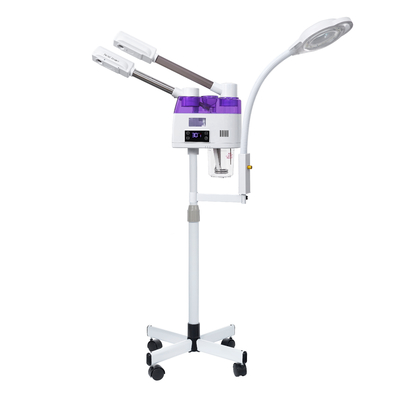 NO App-controlled Hot Cold Facial Steamer Machine per la cura della pelle e del viso SPA in bianco