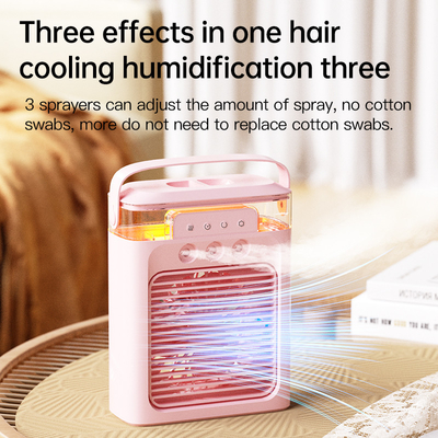 Ventilatore elettrico mini USB portatile ricaricabile per raffreddamento, ventilazione e depurazione dell'aria