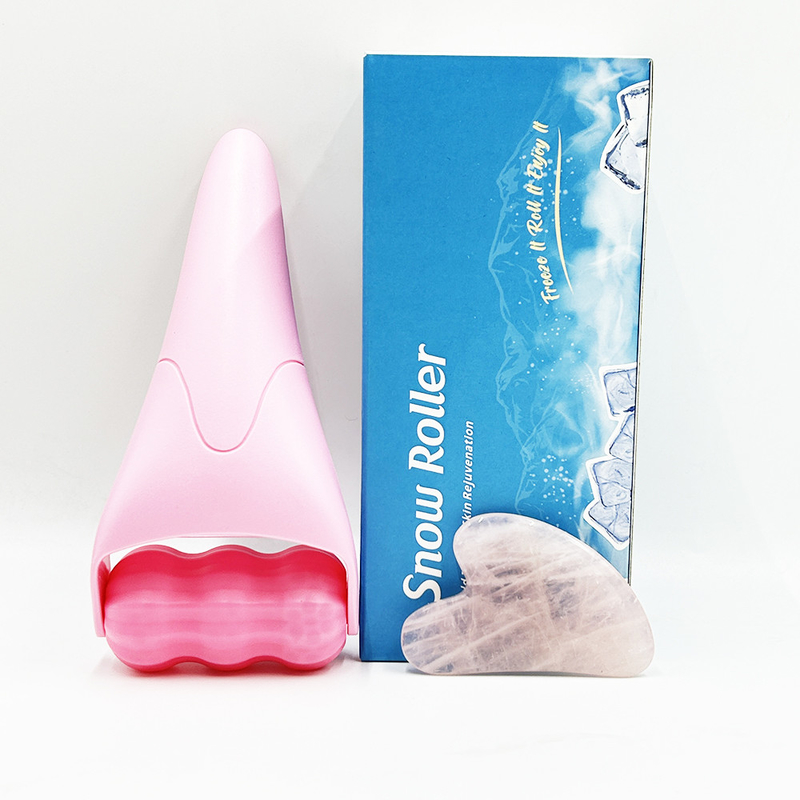 Massaggio del viso Jade Roller per la ricrescita dei capelli Dispositivo di bellezza e anti-invecchiamento naturale