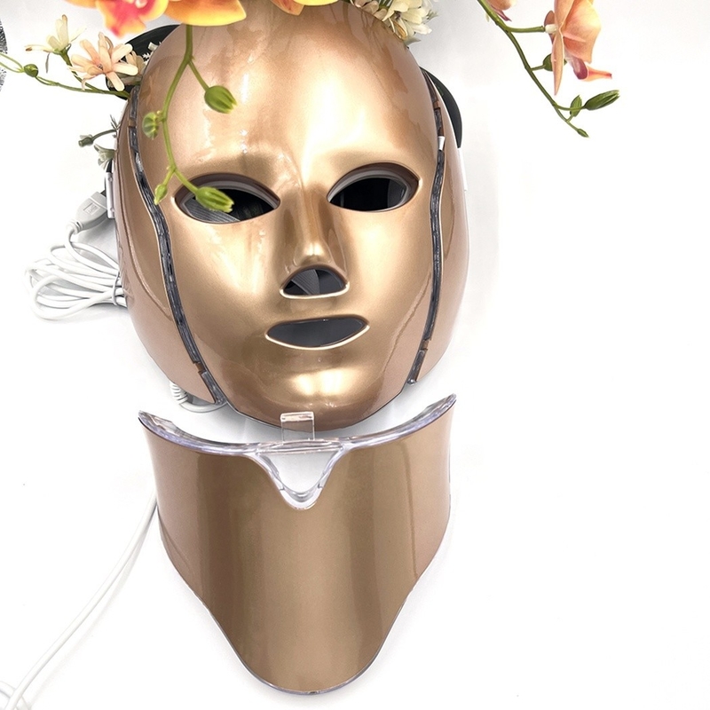 Voltaggio 110V-240V 7 Color LED Maschera Facciale Terapia con luce per il rafforzamento e la stretta della pelle