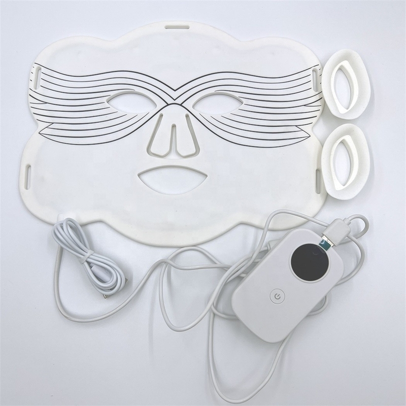 Maschera facciale a LED in silicone per la stretta delle forme personalizzate e del peso netto del prodotto 0,5 kg