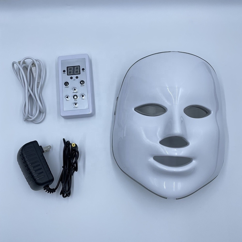 7 colori LED maschera per il viso tappi di tipo CN per la terapia antirughe luce rossa impermeabile NO