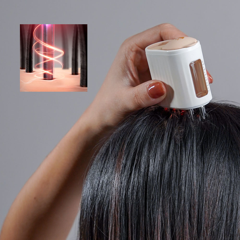 Trattamento a micro corrente Terapia con luce rossa pettine per la crescita del capello massaggiatore spazzola per la crescita dei capelli