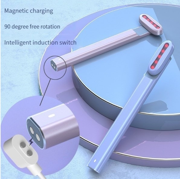 Assistenza sanitaria personale 155*18,3*23,4 mm Rotation Microcurrent Ems Massaggiatore oculare Pen Wand