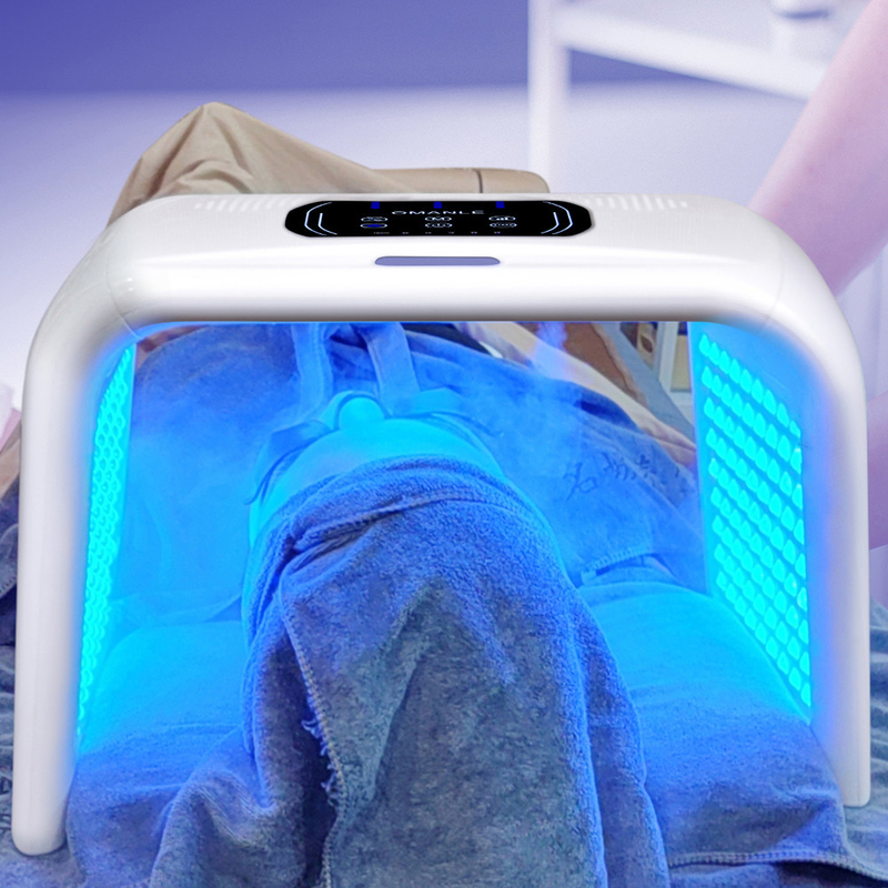45W STANDING LED Face Mask Light Therapy per la rimozione delle rughe acne 7 colori luce rossa