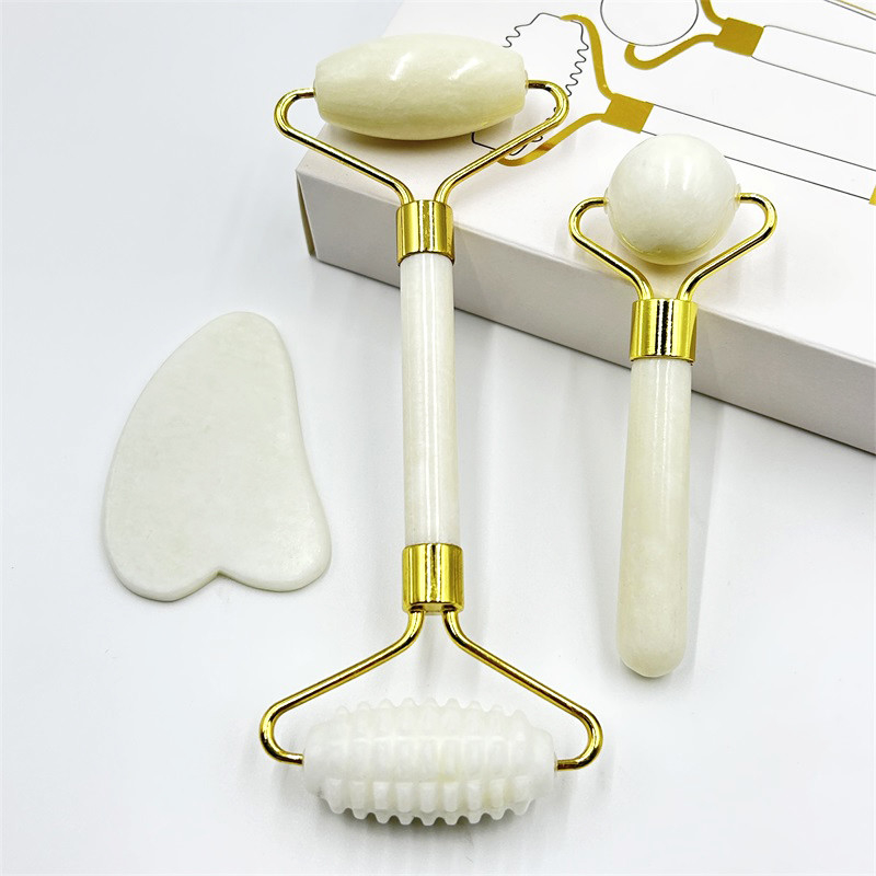 Xiuyan Stone Handle Grande Corpo Gua Sha Jade Roller Gua Sha per i muscoli doloranti Massaggiatore
