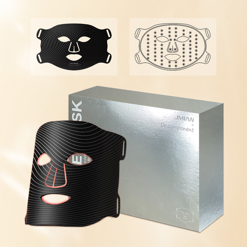 Terapia facciale con luce a led Strumento di trattamento dell' acne per pelle compatta 2024 terapia con maschera facciale a led