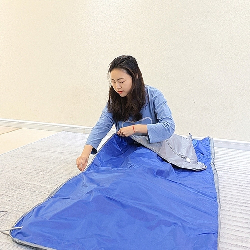 Home Detox Far Infrared Heating Sauna Blanket con terapia di luce rossa e pulizia dei pori