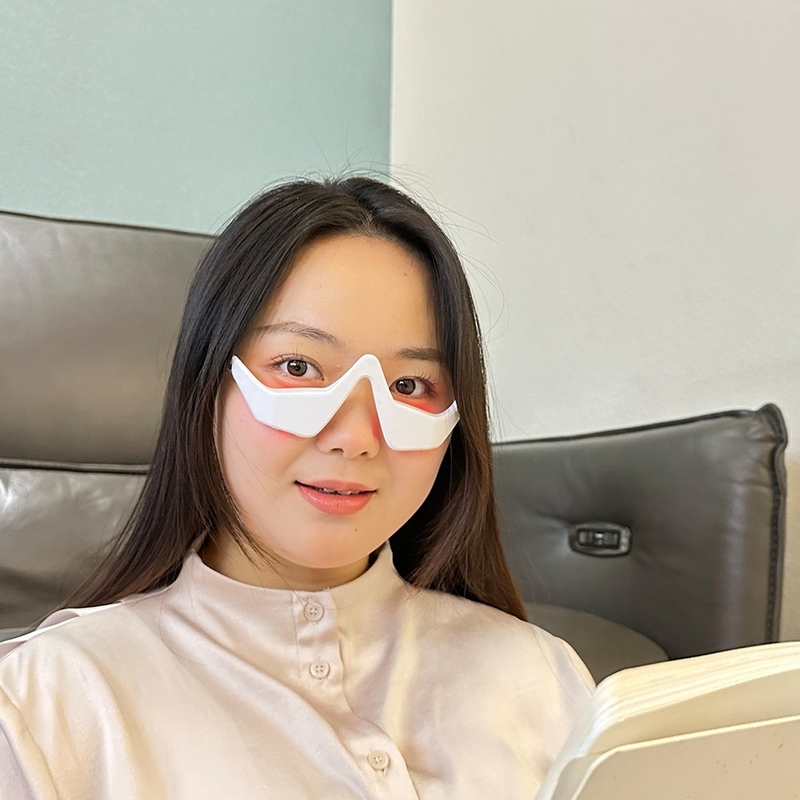 2024 Dispositivo di terapia con luce rossa Anti-invecchiamento Micro-corrente Massaggiatore per gli occhi