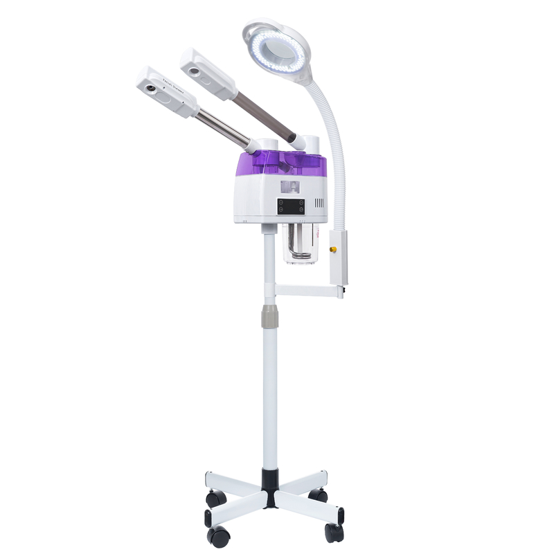 NO App-controlled Hot Cold Facial Steamer Machine per la cura della pelle e del viso SPA in bianco