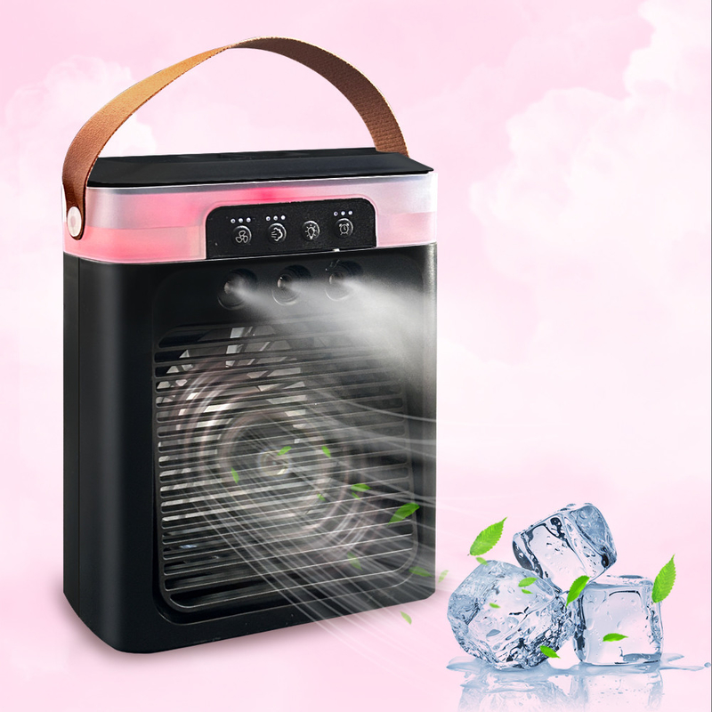 Ventilatore elettrico mini USB portatile ricaricabile per raffreddamento, ventilazione e depurazione dell'aria