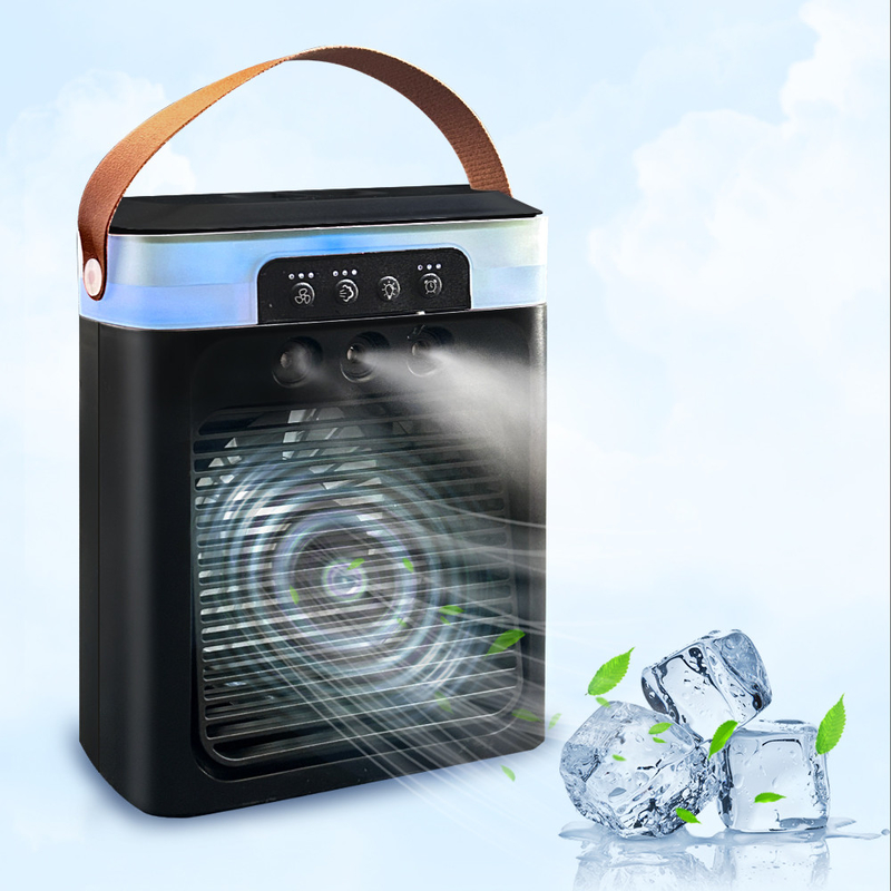 ABS PP Mini USB portatile ventilatore ricaricabile con batteria 6 pollici Mini Air Cooler pieghevole